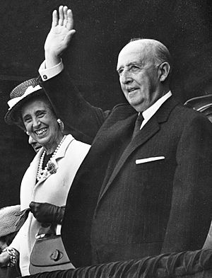 Francisco Franco and Carmen Polo