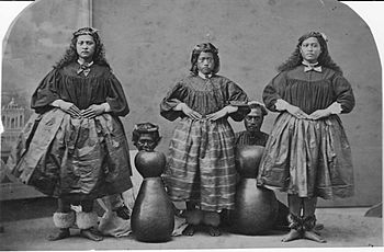 Hula dancers, photograph by J. J. Williams (PPWD-6-4.027)