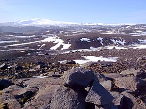 Iceland Eyjafjallajökull from Sólheimajökull