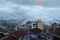 Kodaikanal Main Town with Mist Covered