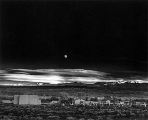 Moonrise, Hernandez, New Mexico