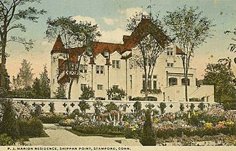 PostcardStamfordCTShippanPointFJMarionResidence1920.jpg