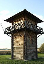 Reconstruction of a wooden watch tower