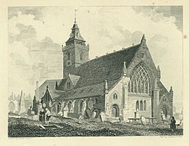 St Mary's Church South Leith, Before 1836 (cropped)