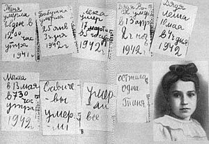 Tanya Savicheva Diary