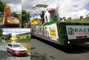 Tour de France Advertising Caravan