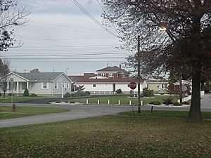 From the high school facing north toward downtown.