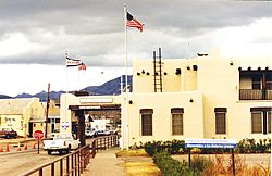 Border crossing at Naco