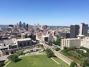 View from top of Liberty Memorial