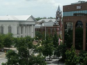 Wilmington theater and banking area