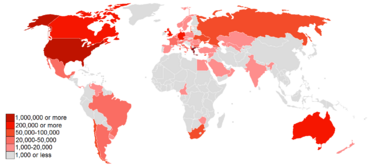 50 largest Greek diaspora