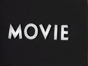 A Movie title card