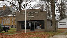 Allen, MI village hall