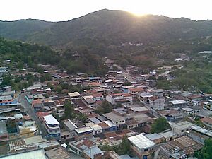 Skyline of the town