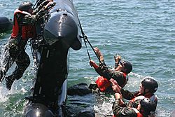 BUDS training with a boat