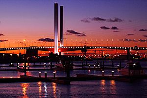 Bolte bridge dusk