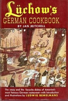 Bookjacket, Luchow's Cookbook