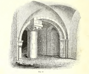 Canterbury Cathedral Crypt Willis 1845 Figure 23