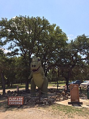 Cascade Caverns Rex Dinosaur 