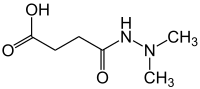 Daminozide Structural Formula V1.svg