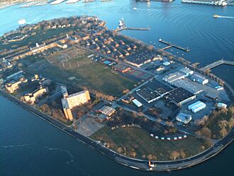 Governors Island aerial