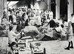 Japanese Immigrants in Immigrant´s public lodge