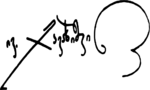 Javakhishvili signature (vect).svg