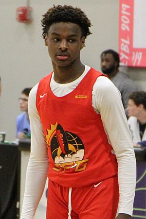 Lebron "Bronny" James Jr (cropped).jpg