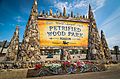 Lemmon, South Dakota - Petrified wood park sign