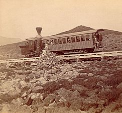 Lizzie Bourne Monument & R. R. Train