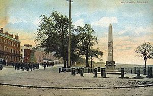 London, Woolwich Common & Major Little memorial