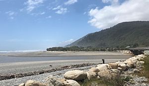 Ngākawau River mouth