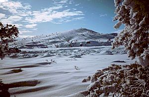 North Crater in winter