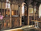 Painted Rood Screen Combe Martin