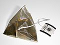 Pyramidal silk tea bag