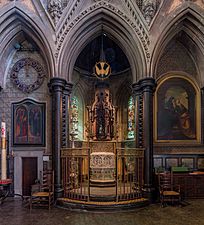 St Cuthbert's Church Philbeach Gardens Font, London, UK - Diliff