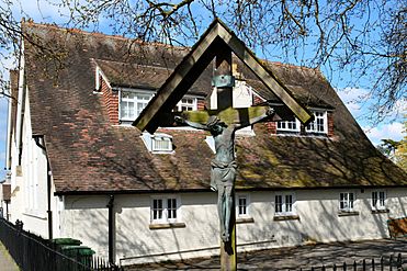 St Thomas Aquinas church, Ham. Cross