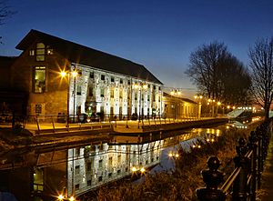 Tullamore D.E.W. Visitor Centre at Night