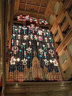 Wanamaker xmas lights