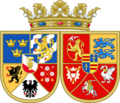 Armoiries de Charles de Suède et Christine de Holstein-Gottorp