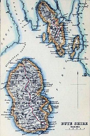 BUTESHIRE map