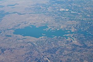 Camanche Reservoir From A320