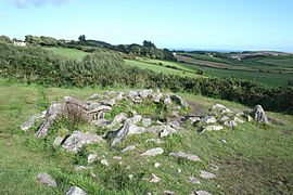 Drombeg Stone Circle Fireplace