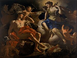 Francesco Solimena - Diana and Endymion - Google Art Project