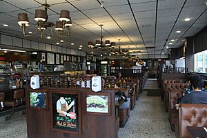 Interior of Langer's Deli