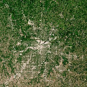 Kansas City by Sentinel-2