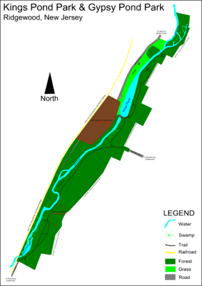 KingsPondPark Map