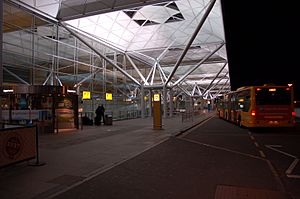 London Stansted Airport main entrance