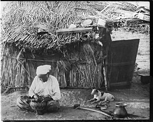 Luiseño basket maker