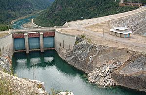 Mica Dam spillway